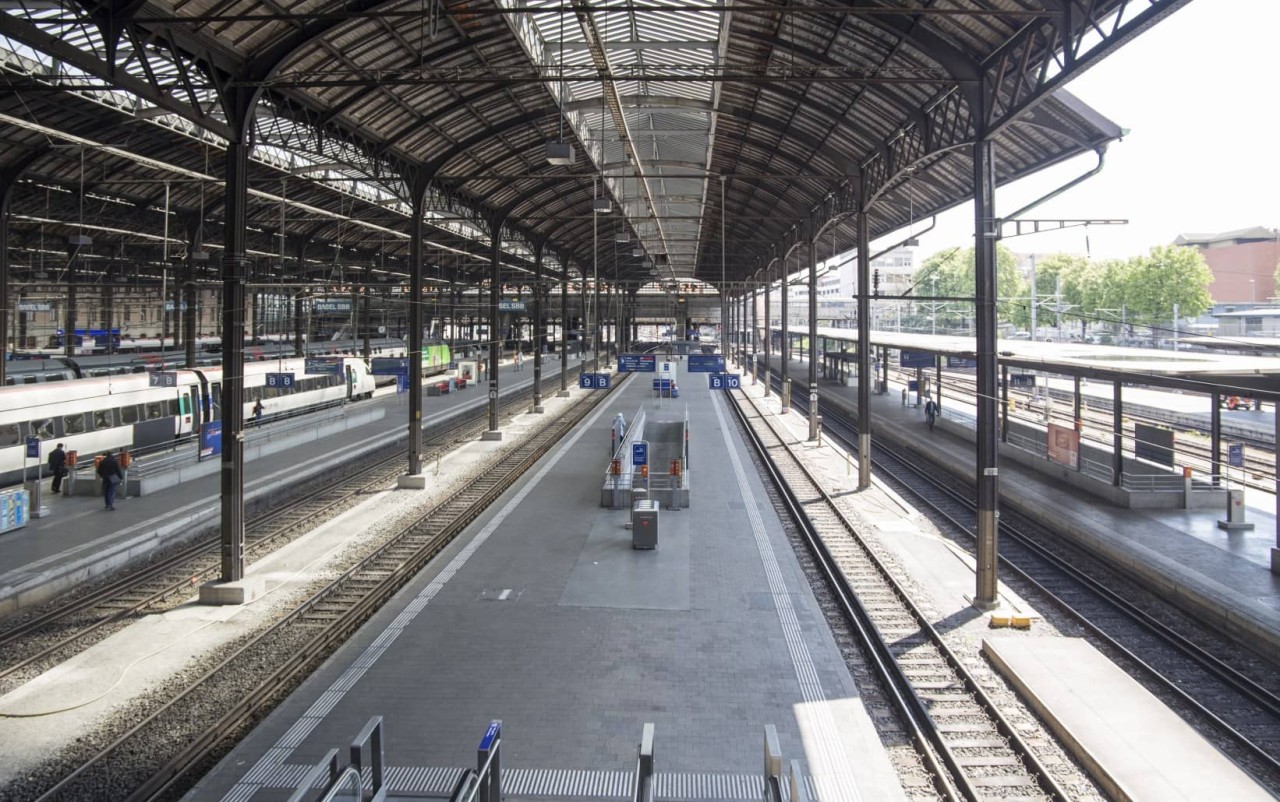 Basel SBB passenger flow